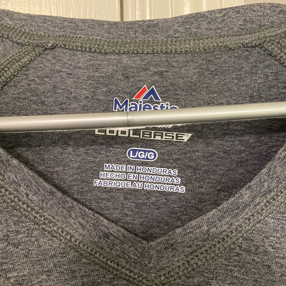 Majestic Cool Base Gray Shirt - Picture 4 of 4